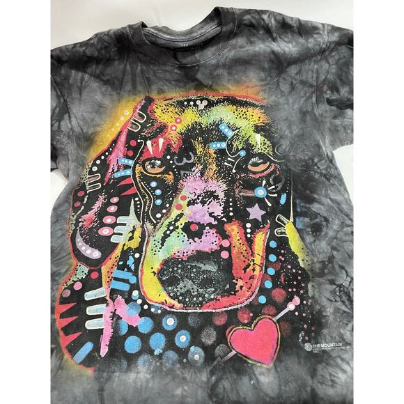 The Mountain Dog T-Shirt Medium Dean Russo Tie Dye Graphic Colorful Art Style - Picture 7 of 8
